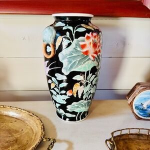 Antique vase with oriental design